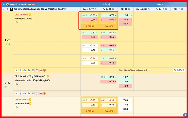 Thời điểm xuống tiền giữa trận tạo cơ hội ăn cược rungAlt: Kèo rung bóng đá trong trận đấu trực tiếp